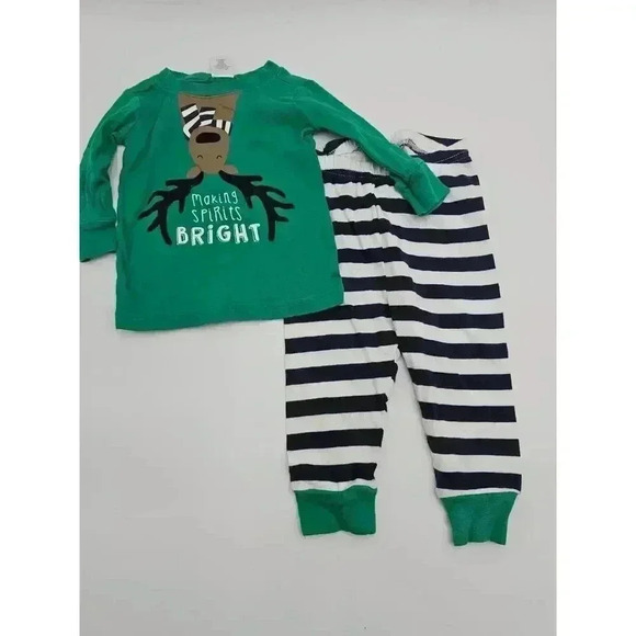 3 Gap/Gymboree Boy's Size 6-12M Christmas Pajamas, One pieces, and Shirt - Picture 3 of 6